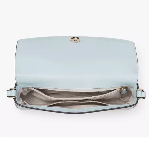 New Kate Spade Sadie Envelope Crossbody Crisp Sky - Picture 4 of 5